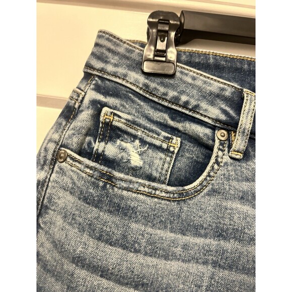 New LOFT Jeans Size 8 Womens Blue Stretch Jeans Ladies Mid Rise Curvy Skinny - Picture 6 of 9